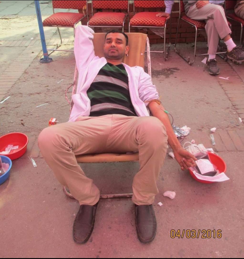 Blood Donation Program, Bhugol Park